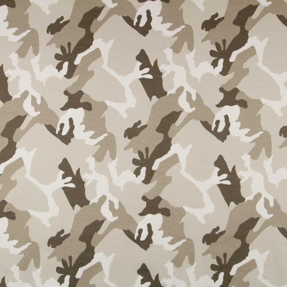 Coton Spandex Militaire Beige - Ribes y Casals