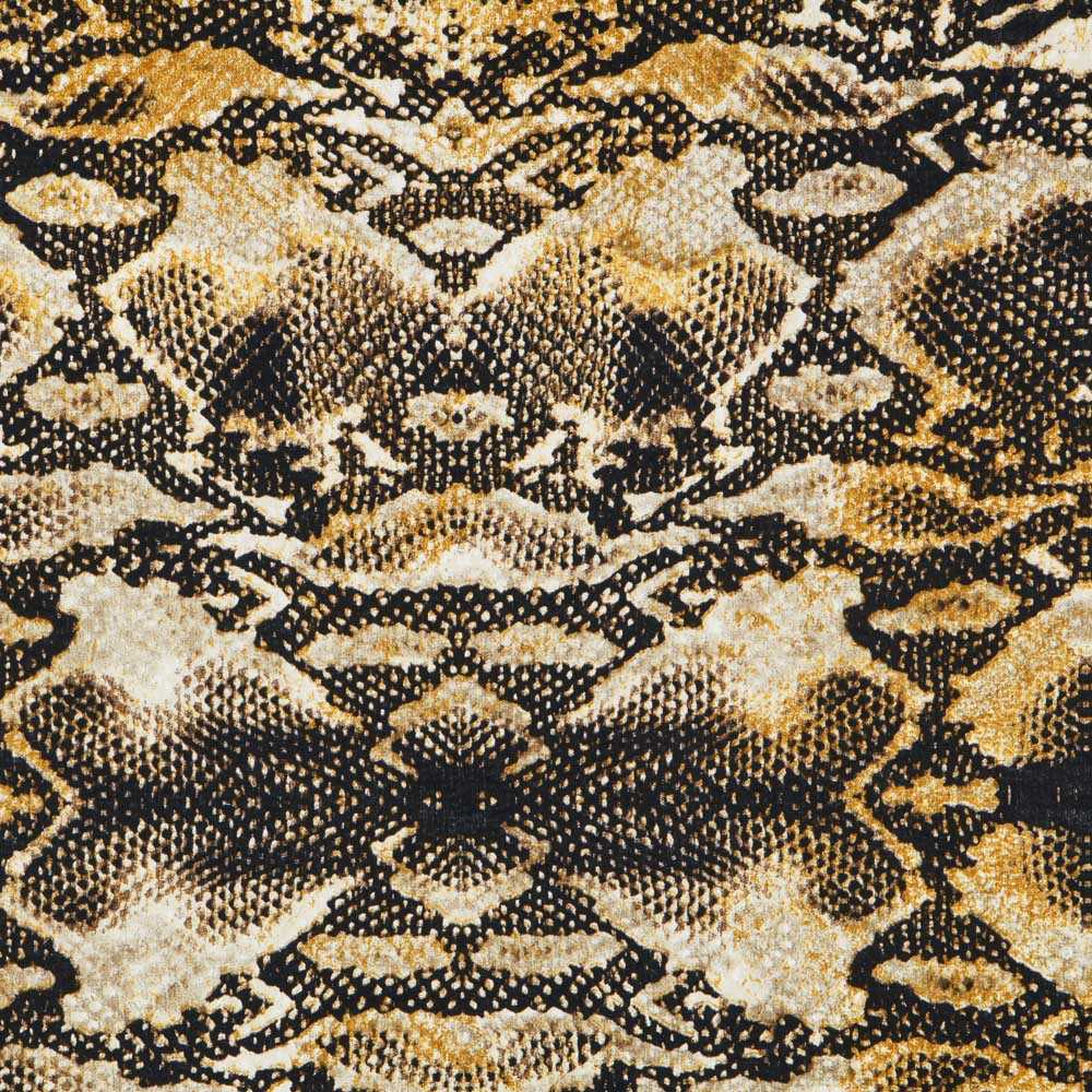 Coton Reptile Ocre Spandex - Ribes y Casals