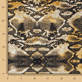 Coton Reptile Ocre Spandex - Ribes y Casals