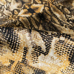 Coton Reptile Ocre Spandex - Ribes y Casals