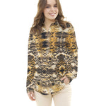 Coton Reptile Ocre Spandex - Ribes y Casals