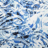 Coton Spandex Traits Bleu - Ribes y Casals