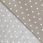 Coton Stars Blanc Beige - Ribes y Casals