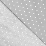 Coton Étoiles Blanc Gris - Ribes y Casals