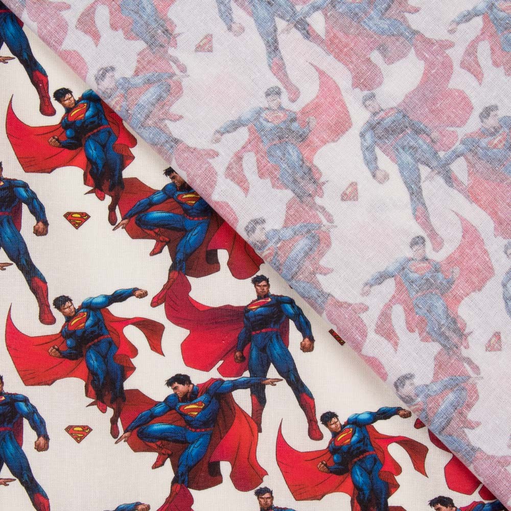 Tissu Coton Mini Superman - Ribes y Casals