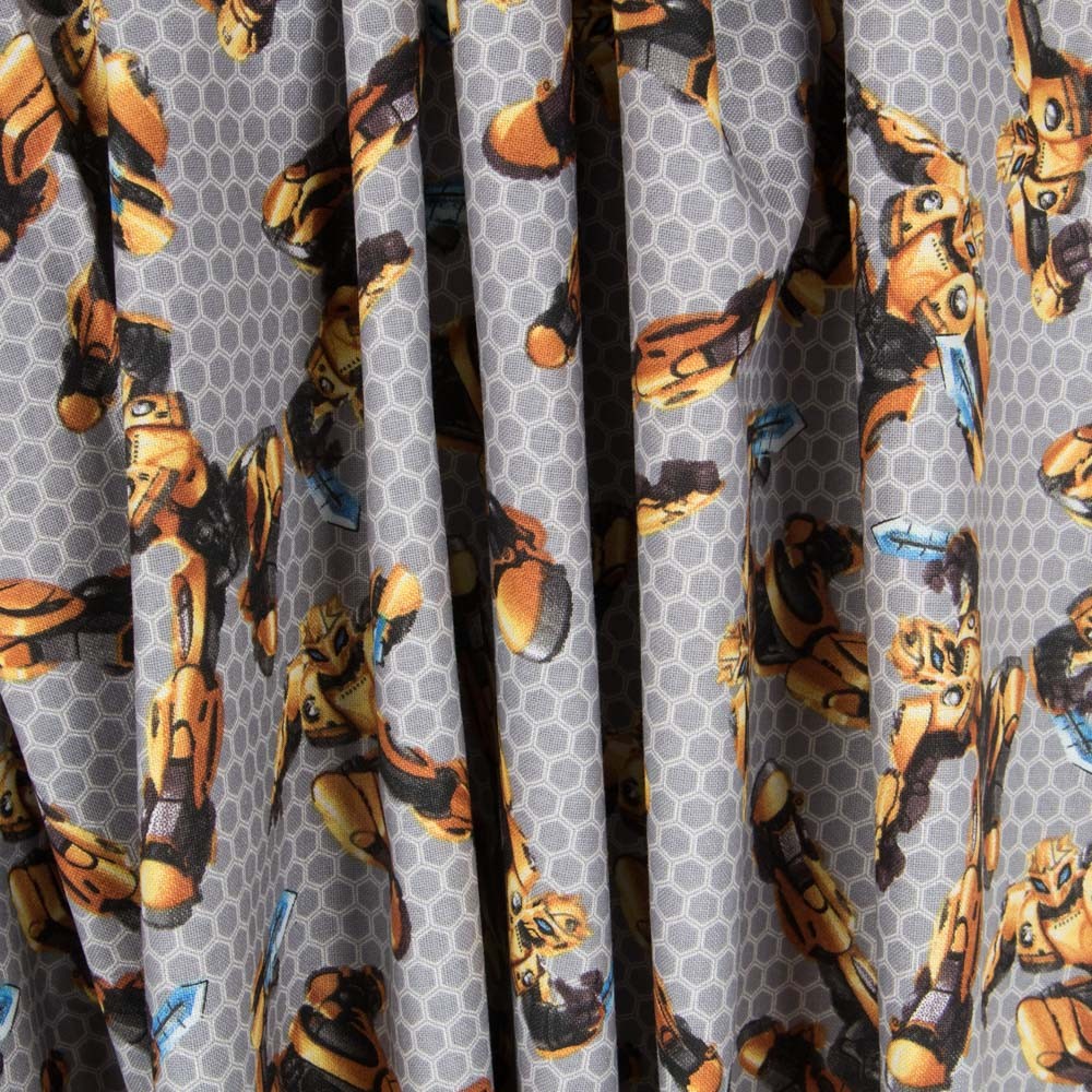 Tissu Coton Transformers Gris - Ribes y Casals