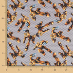 Tissu Coton Transformers Gris - Ribes y Casals