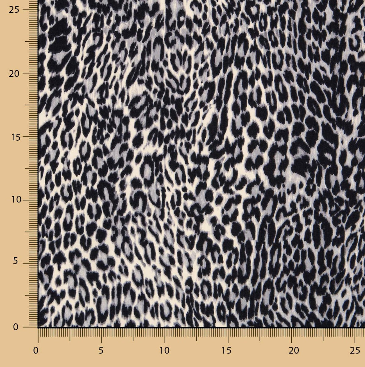 Retal Algodón Leopardo Gris 200x145 cm - Ribes y Casals
