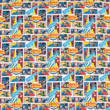 Retal Algodón Liga de la Justicia Cómic 40x140 cm - Ribes y Casals