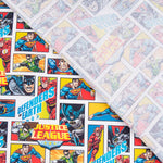 Retal Algodón Liga de la Justicia Cómic 40x140 cm - Ribes y Casals