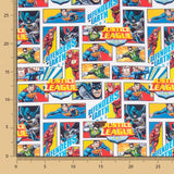 Retal Algodón Liga de la Justicia Cómic 40x140 cm - Ribes y Casals