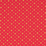 Coton Noël Multi Étoiles Rouge - Ribes y Casals