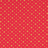Coton Noël Multi Étoiles Rouge - Ribes y Casals