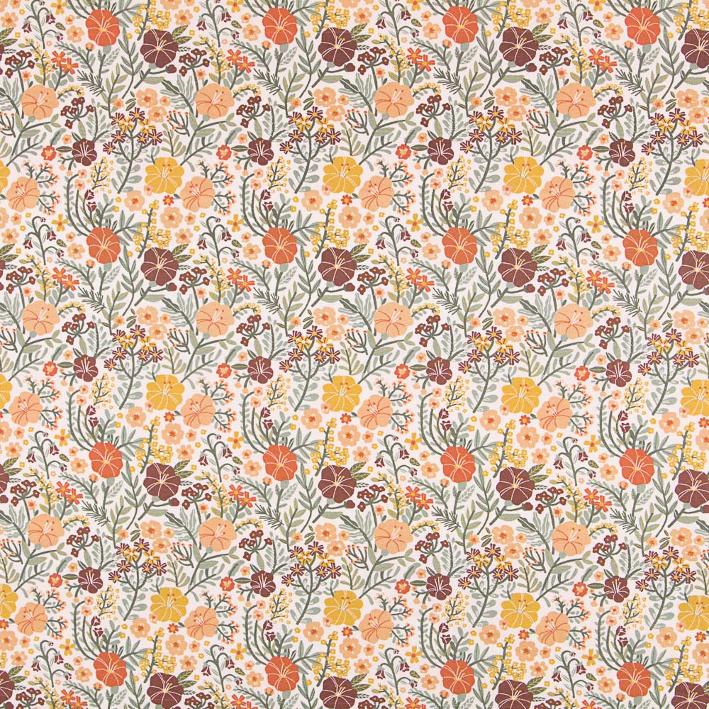 Coton Popeline Forêt Beige - Ribes y Casals