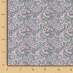 Voile Supima Coton Cachemire Mauve - Ribes y Casals