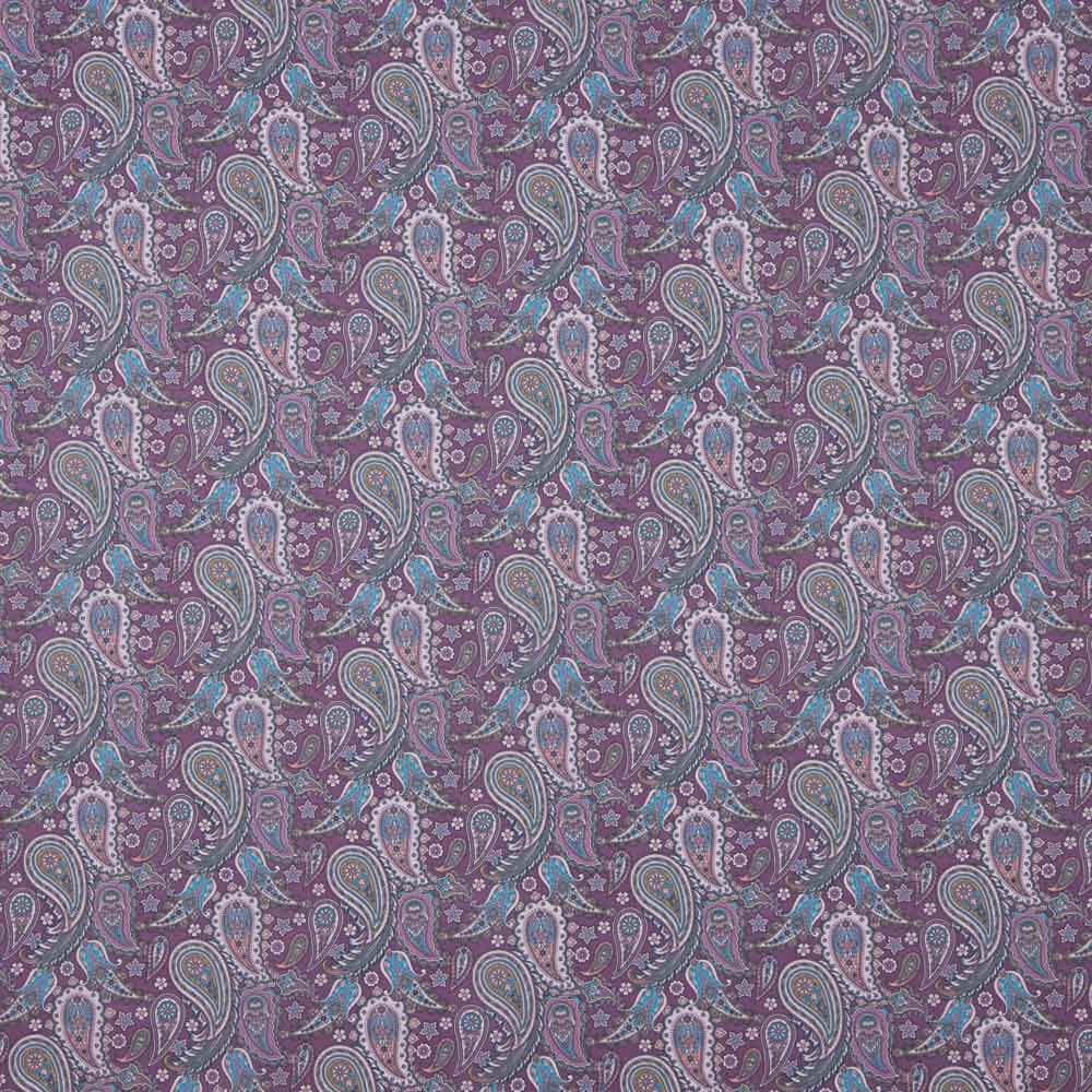 Voile Supima Coton Cachemire Violet - Ribes y Casals