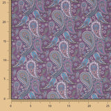 Voile Supima Coton Cachemire Violet - Ribes y Casals