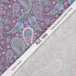 Voile Supima Coton Cachemire Violet - Ribes y Casals