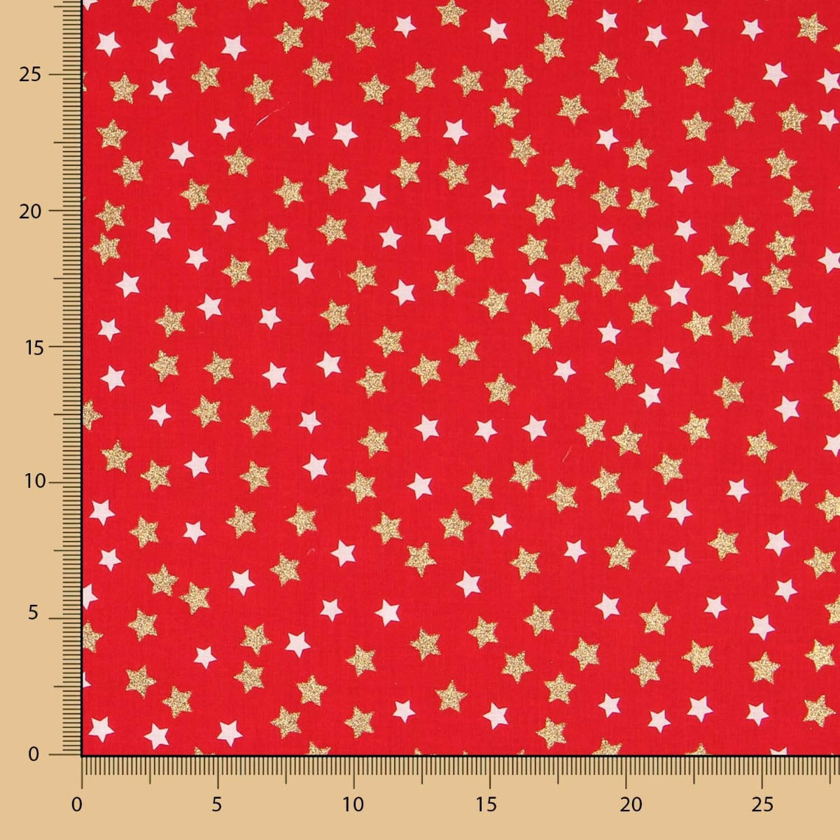 Coton Étoiles Noël  Doré - Ribes y Casals