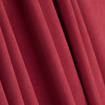 Daim satiné rouge rubis - Ribes y Casals