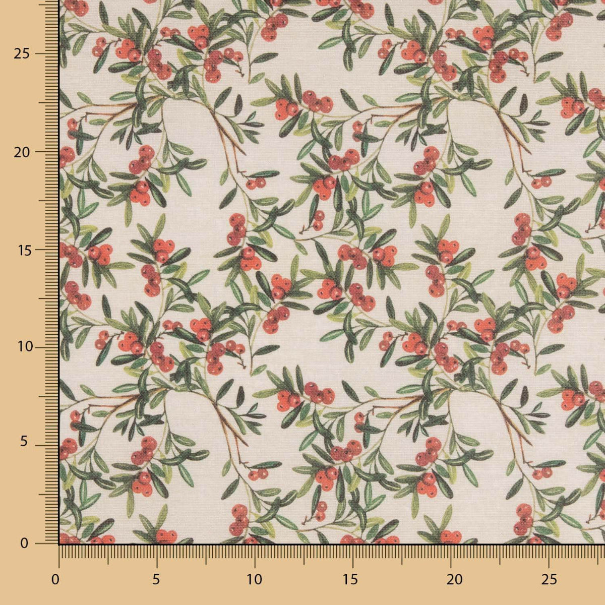 Nappe Résine Guirlandes de Noël Rouge - Ribes y Casals