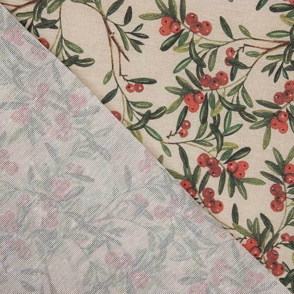 Nappe Résine Guirlandes de Noël Rouge - Ribes y Casals