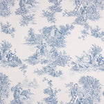 Nappe Résine Anti-tache Enduite Toile de Jouy Bleu - Ribes y Casals