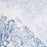 Nappe Résine Anti-tache Enduite Toile de Jouy Bleu - Ribes y Casals