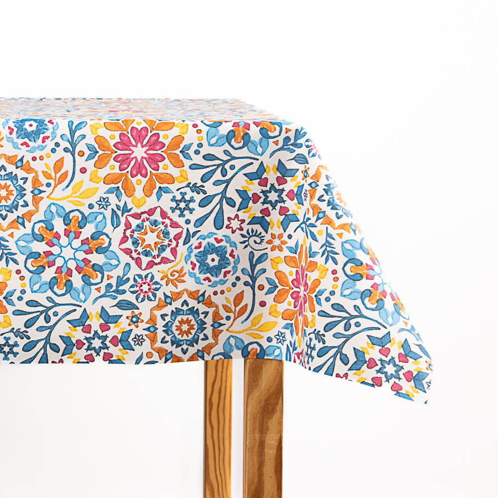 Nappe en résine tache aquarelle multicolore - Ribes y Casals