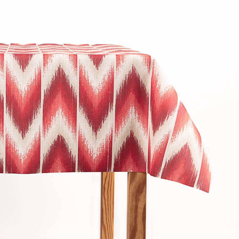 Nappe en résine antitache rouge Binibeca - Ribes y Casals