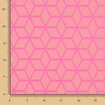 Nappe Anti-Tâches Géométrique Rose Fluor - Ribes y Casals