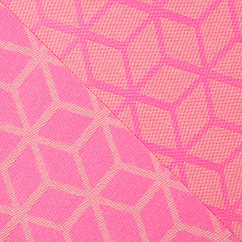 Nappe Anti-Tâches Géométrique Rose Fluor - Ribes y Casals