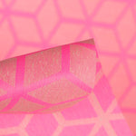 Nappe Anti-Tâches Géométrique Rose Fluor - Ribes y Casals