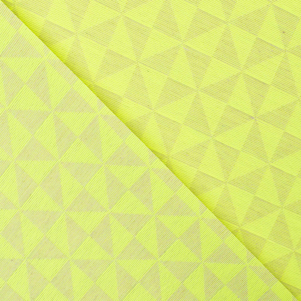 Nappe Anti-Tâches Géométrique Jaune Fluor - Ribes y Casals