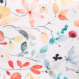 Fleurs multicolores à l'aquarelle, résinées et antitache - Ribes y Casals