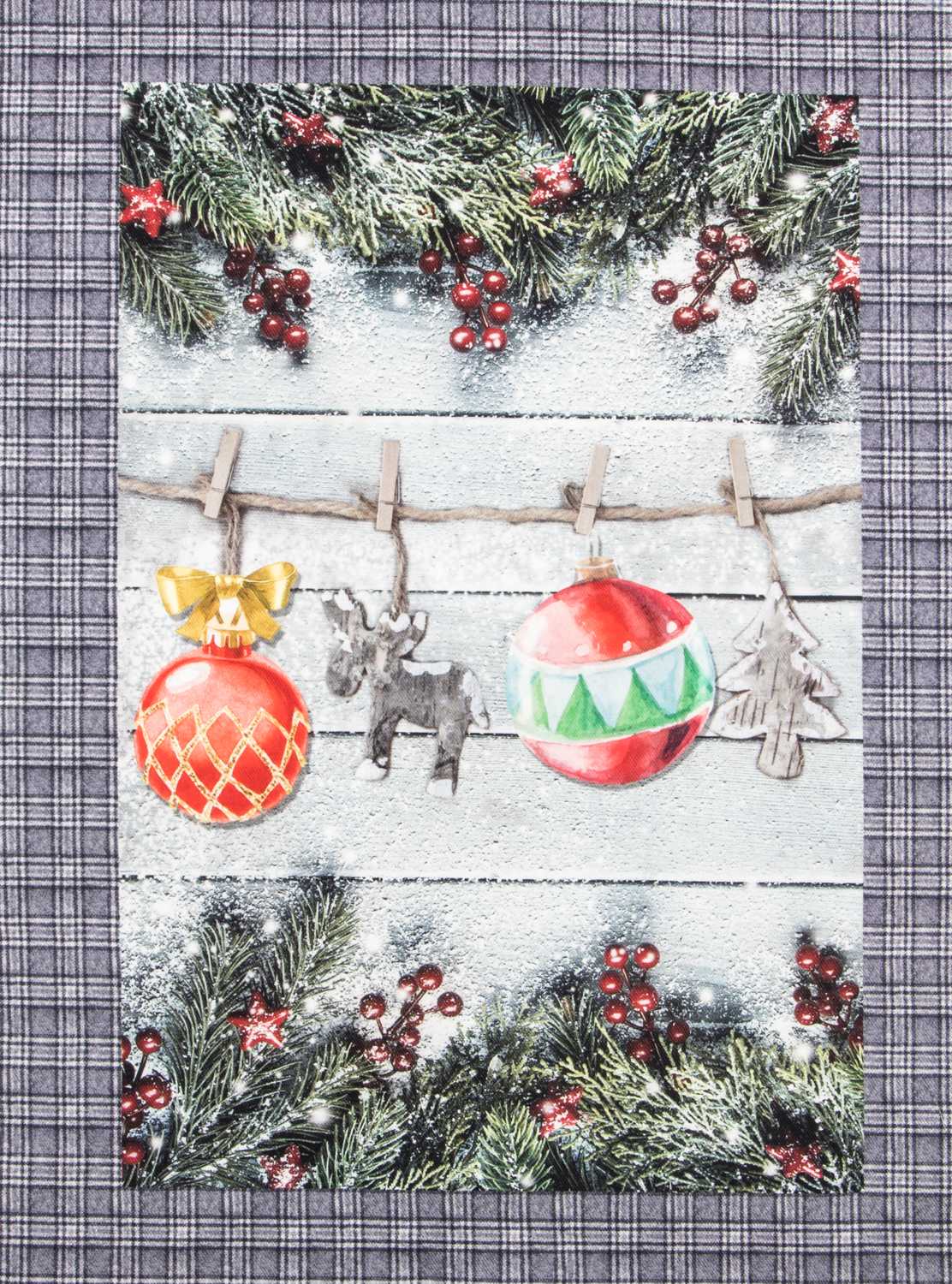 Toile Panneau Coussin Décorations de Noël - Ribes y Casals