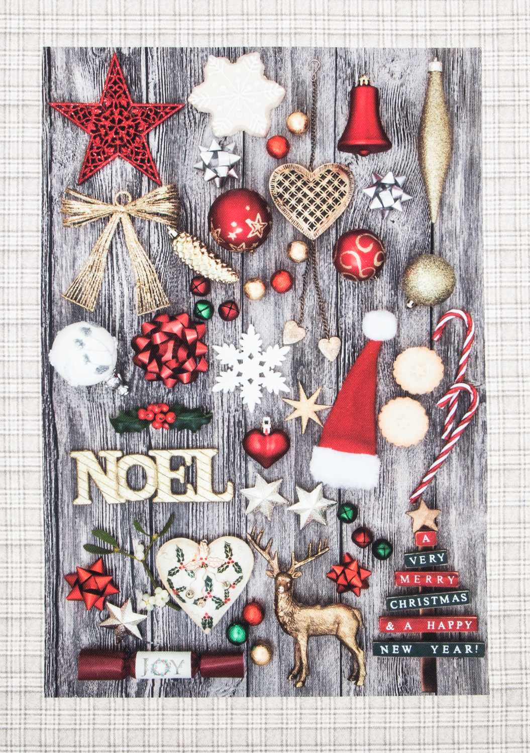 Toile Panneau Joyeux Noël - Ribes y Casals