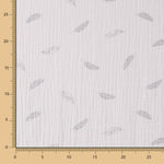 Double Gaze Coton Plumes Gris - Ribes y Casals