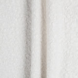 Tissu Manteau Laine Curly Blanc Naturel - Ribes y Casals