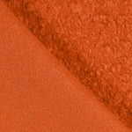 Tissu Manteau Laine Curly Orange - Ribes y Casals
