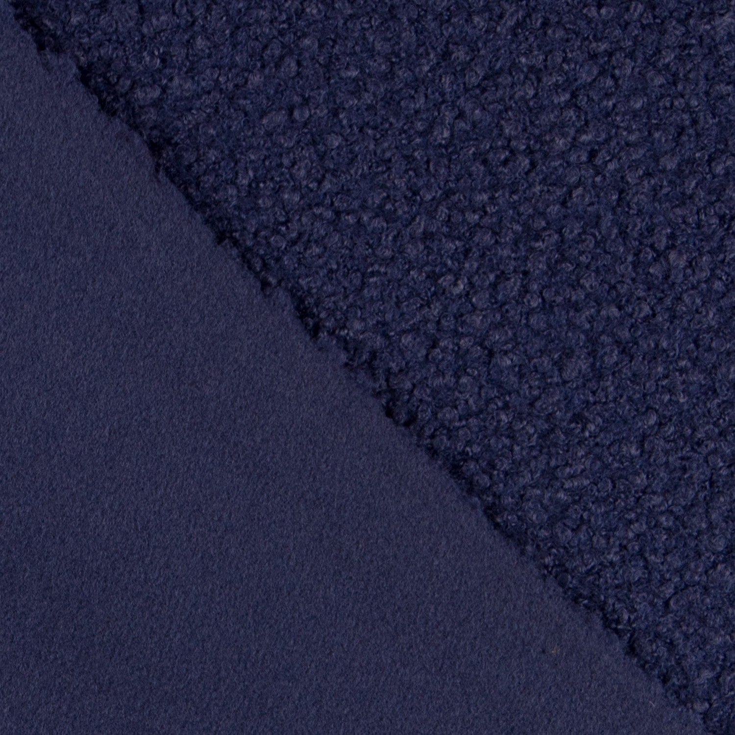 Tissu Tricoté Bouclé Bleu Electrique - Ribes y Casals