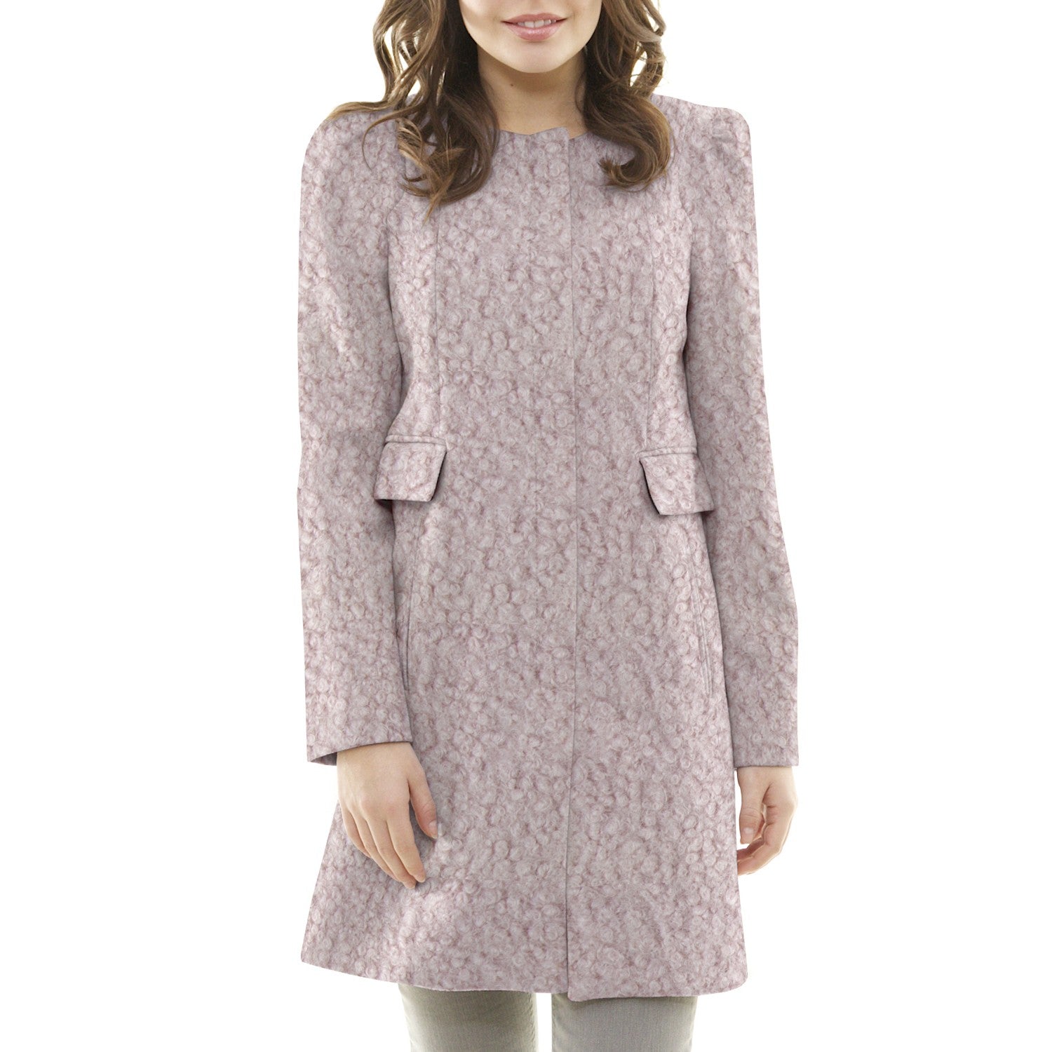 Tissu Tricoté Bouclé Écru - Ribes y Casals