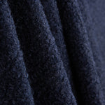 Tissu Boucle Manteau Bleu Marine - Ribes y Casals