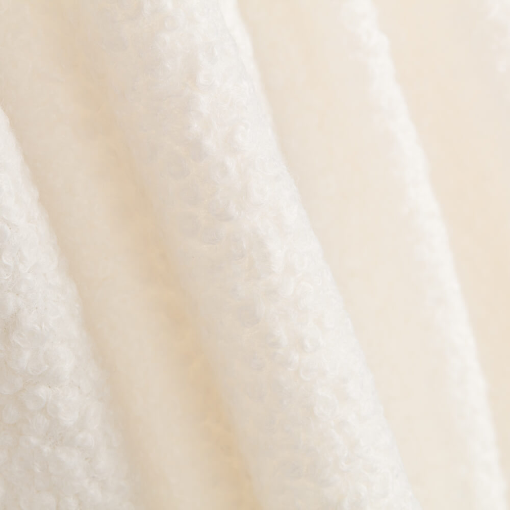 Manteau Lainage Bouclette Écru - Ribes y Casals