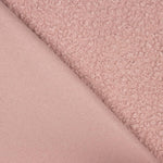 Tissu Boucle Manteau Rose Pâle - Ribes y Casals