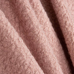 Tissu Boucle Manteau Rose Pâle - Ribes y Casals