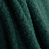 Tissu Boucle Manteau Vert Bouteille - Ribes y Casals