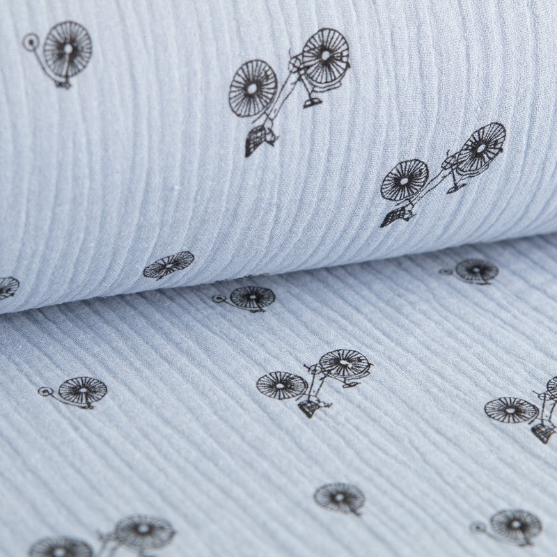 Bambula Coton Bicyclette Bleu - Ribes y Casals