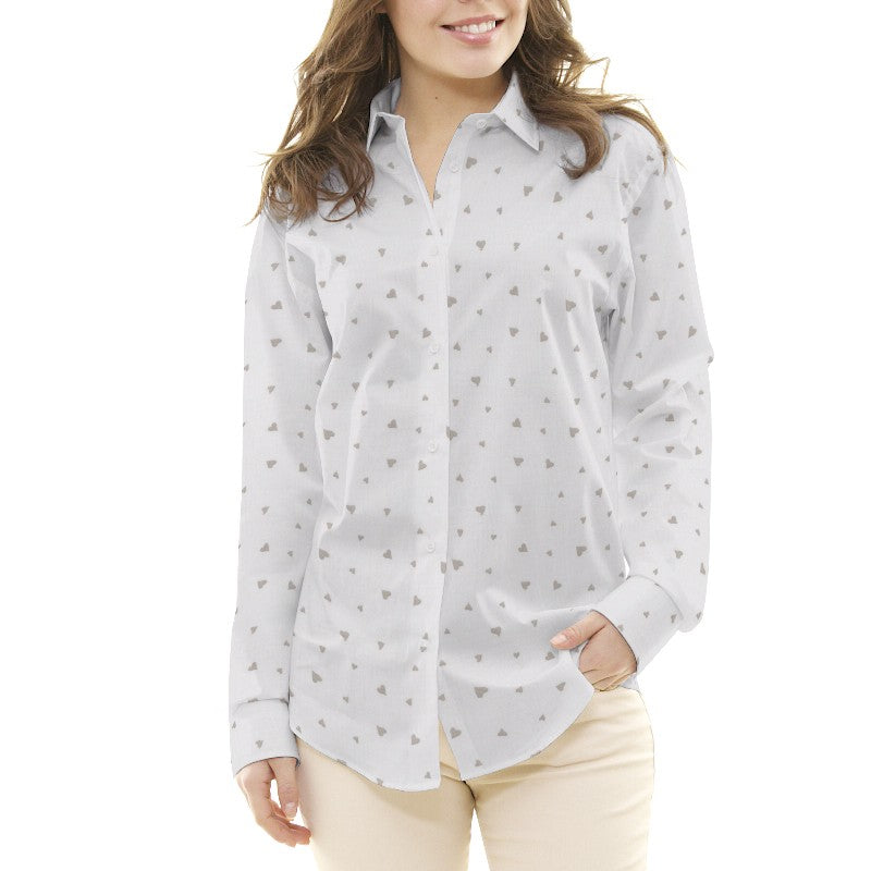 Bambula Coton Coeurs Blanc - Ribes y Casals