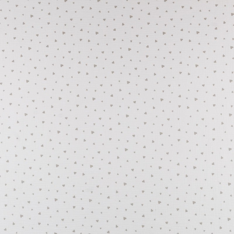 Bambula Coton Coeurs Blanc - Ribes y Casals